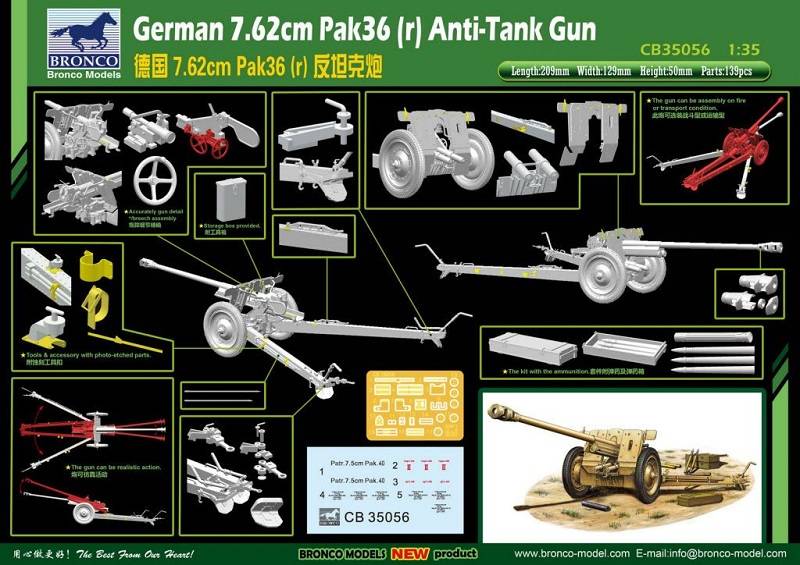 German 7.62cm Pak36(r) Anti-Tank Gun – Image 3