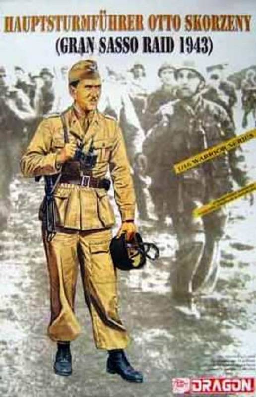 HAUPSTURMFÜHRER Otto Skorzeny (GRAN SASSO RAID 1943)