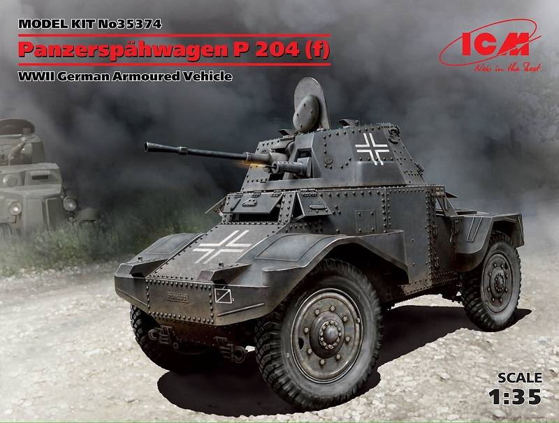 Panzerspähwagen P 204 (f) WWII German Armoured Vehicle