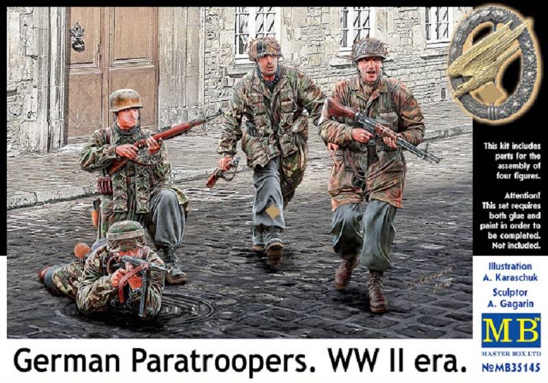 German Paratroopers. WW II era