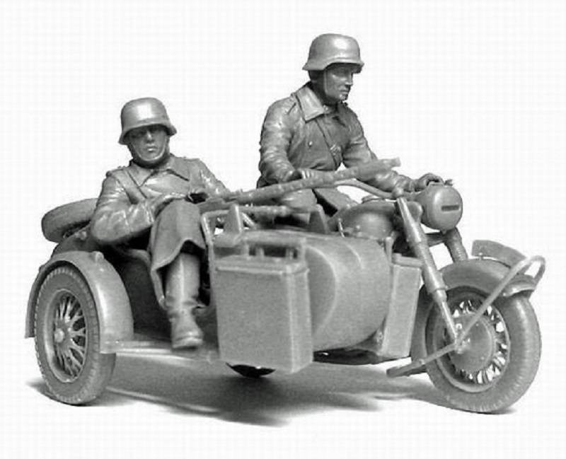 Kradschutzen: German Motorcycle Troops on the Move – Image 3