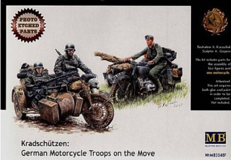 Kradschutzen: German Motorcycle Troops on the Move