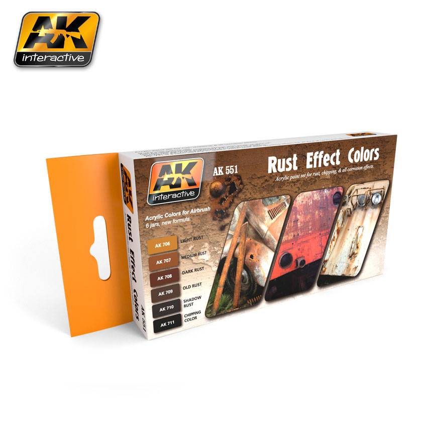 Rust Effect Colors