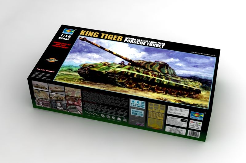 TIGER II PORSCHE W/INTERIOR 1/16ème – Image 8