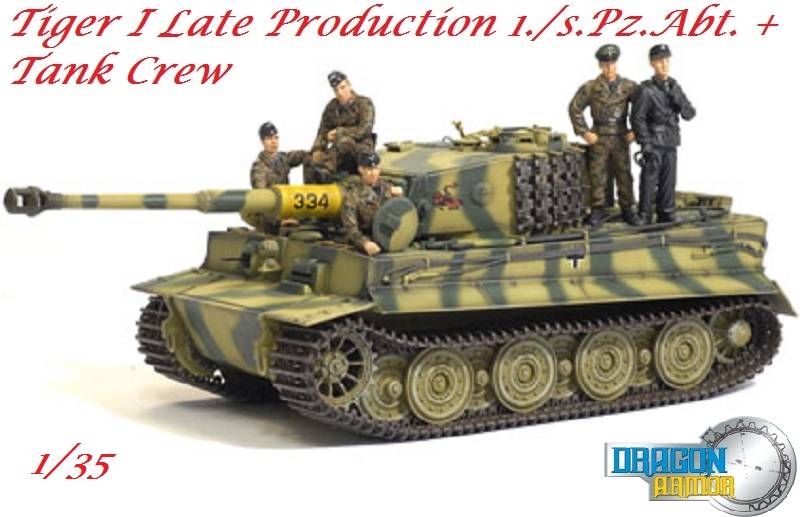 Tiger I Late Production 1./s.Pz.Abt. + Tank Crew