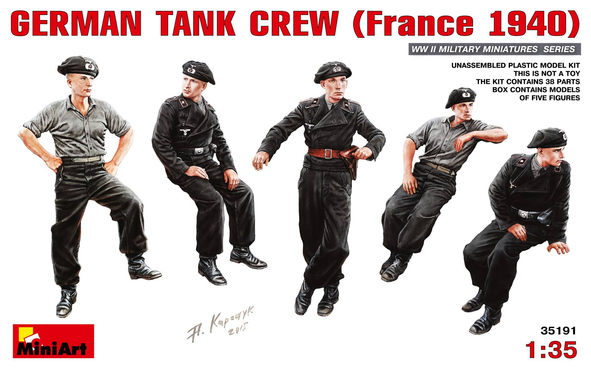 GERMAN TANK CREW (France 1940)