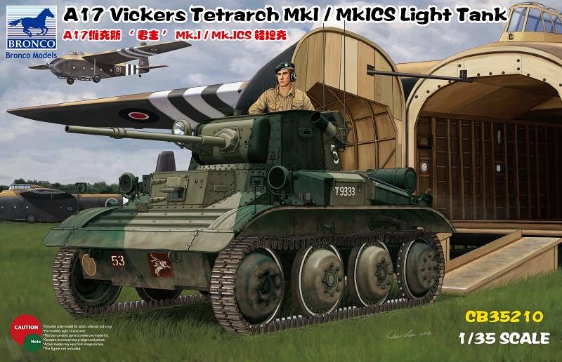 A17 Vickers Tetrarch Mk.I / MkICS Light Tank