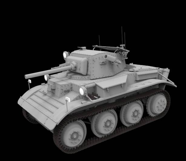 A17 Vickers Tetrarch Mk.I / MkICS Light Tank – Image 4