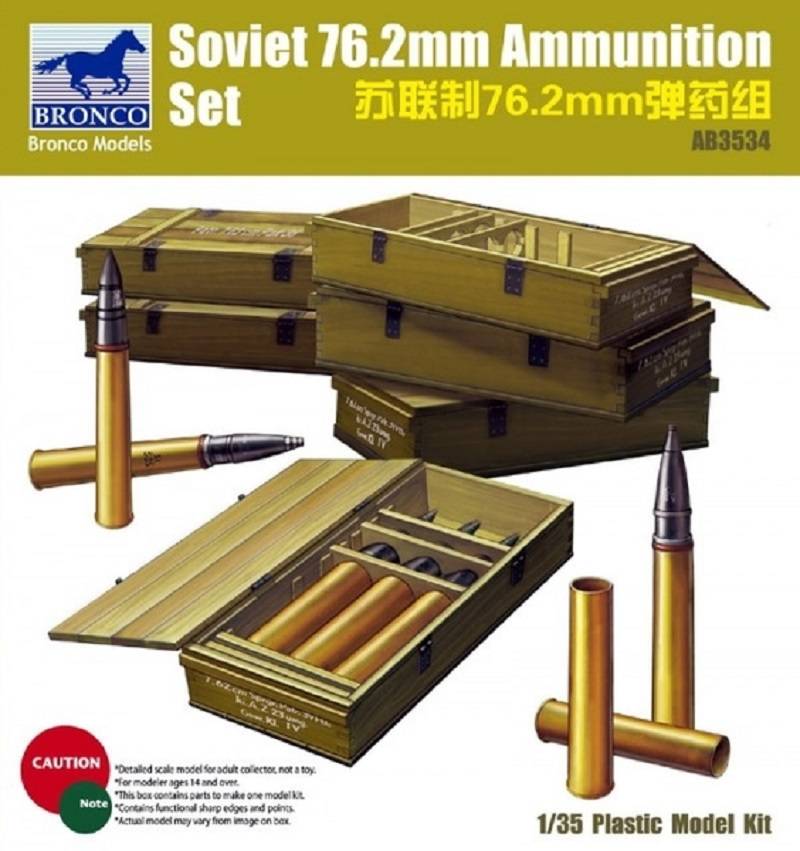 Soviet 76.2mm Ammunition Set