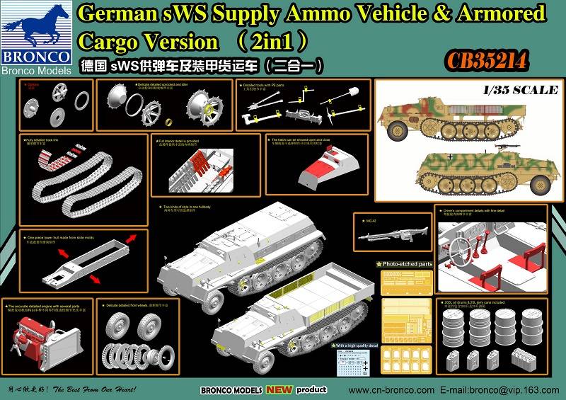 German sWS Supply Ammo Vehicle & Armored Cargo Version (2 in 1) – Image 2