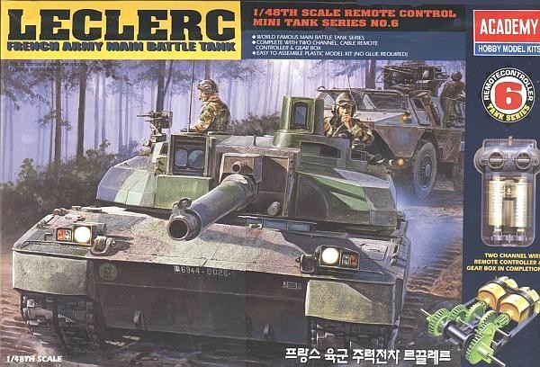 LECLERC FRENCH ARMY MAIN BATTLE TANK 1/48TH SCALE MOTORIZED