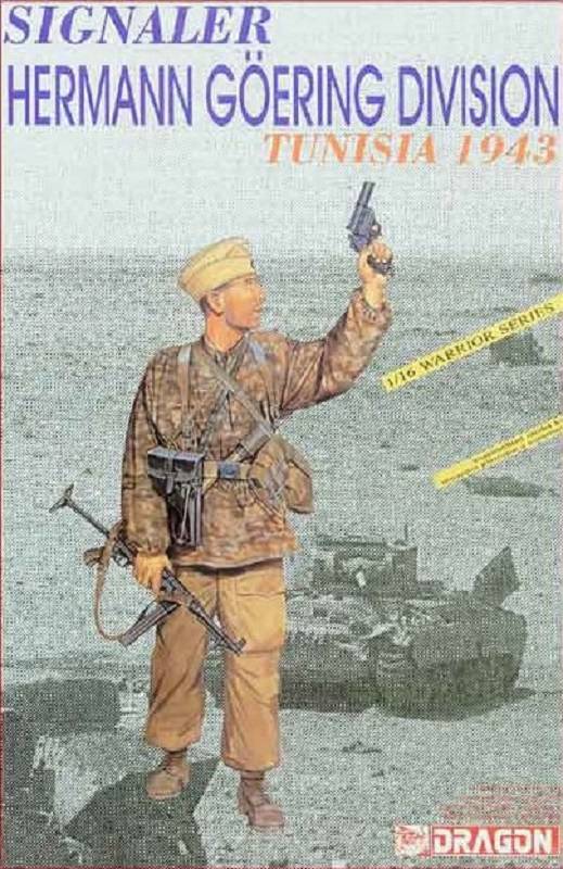 Signaler Hermann Goering Division Tunisia 1943