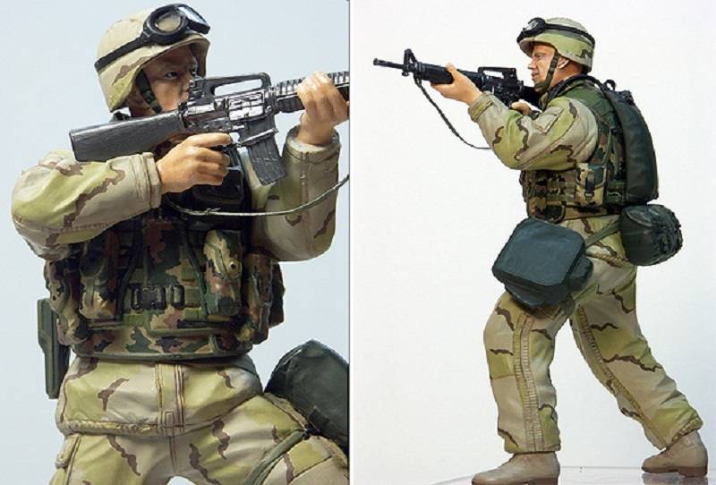 Modern U.S. Army Infantryman (Desert Uniform) – Image 3