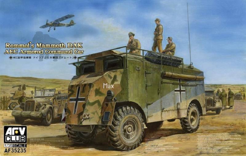 Rommel's Mammoth DAK AEC Armored Command Ca