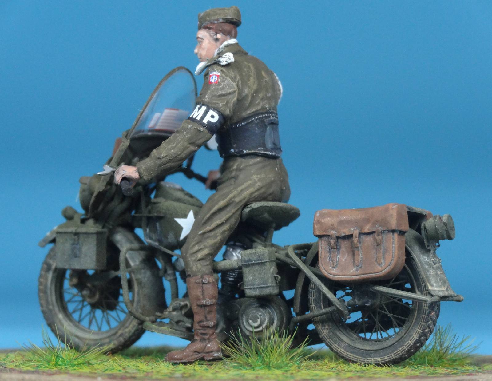 U.S. MILITARY POLICEMAN w/MOTORCYCLE – Image 14