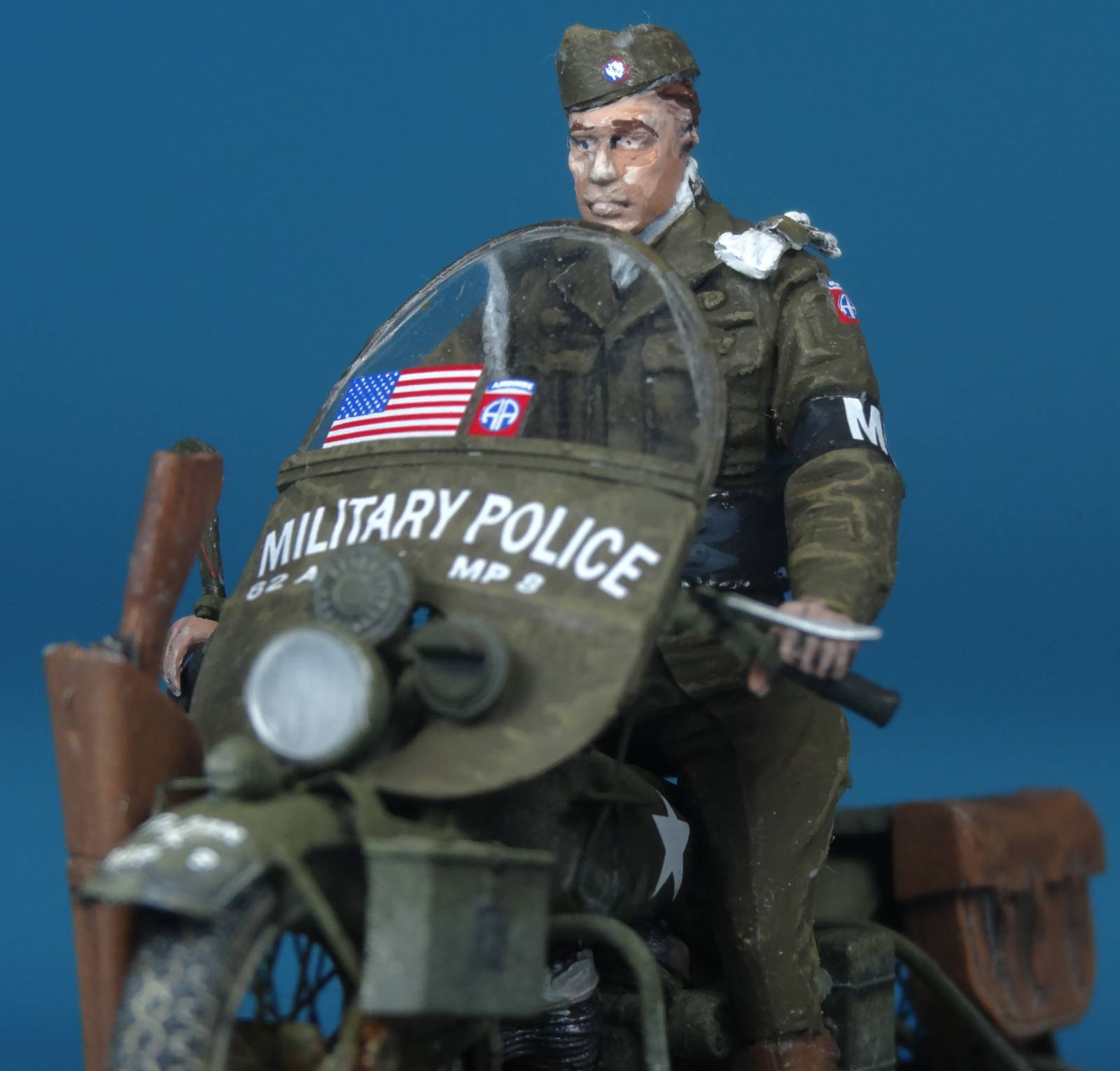 U.S. MILITARY POLICEMAN w/MOTORCYCLE – Image 16