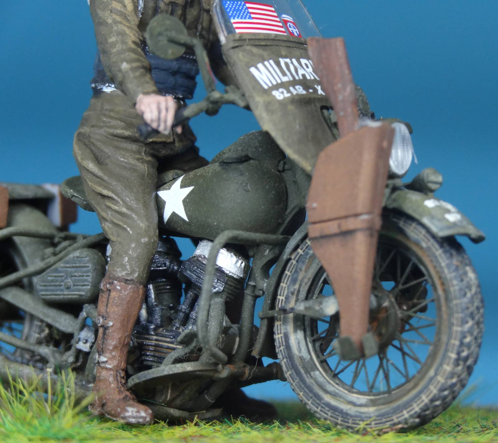 U.S. MILITARY POLICEMAN w/MOTORCYCLE – Image 17
