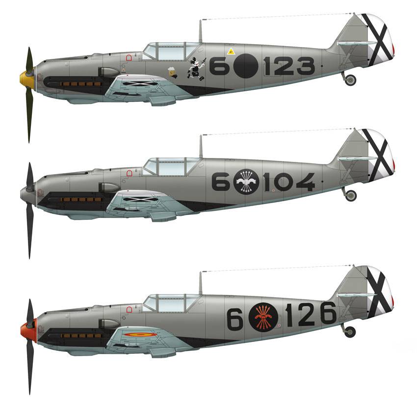 Bf 109 E-1/E-3 Over Spain – Image 4