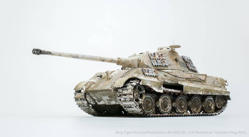 King Tiger Porsche Turret w/ZIMMERIT – Image 4