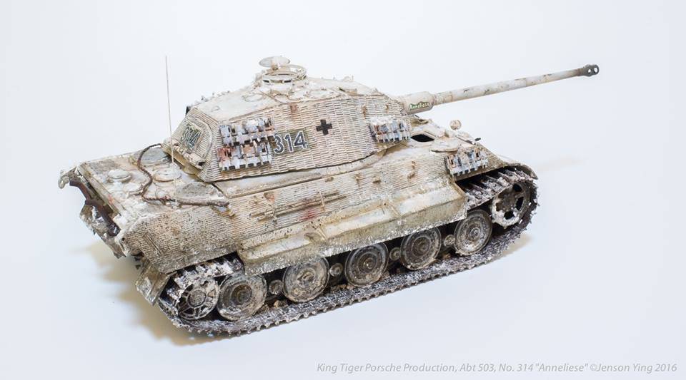 King Tiger Porsche Turret w/ZIMMERIT – Image 5
