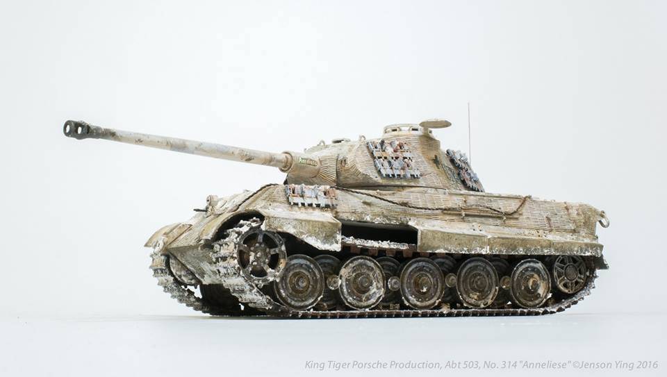 King Tiger Porsche Turret w/ZIMMERIT – Image 6