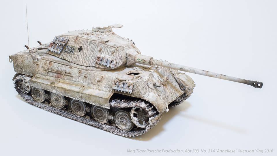 King Tiger Porsche Turret w/ZIMMERIT – Image 8