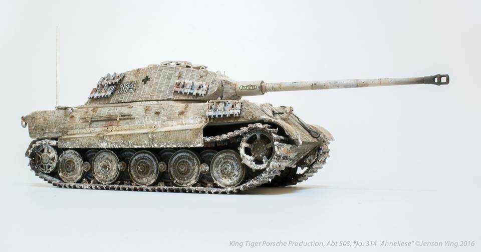 King Tiger Porsche Turret w/ZIMMERIT – Image 9