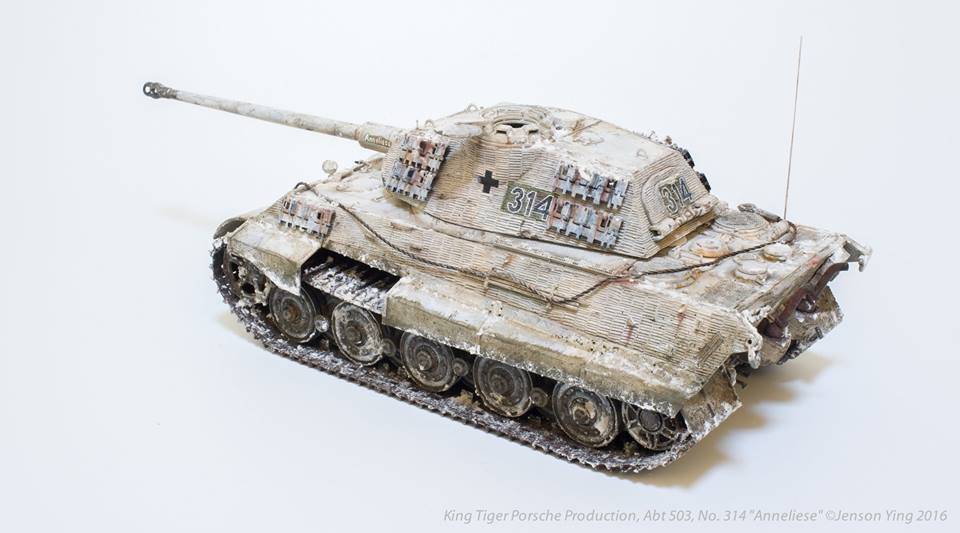 King Tiger Porsche Turret w/ZIMMERIT – Image 10