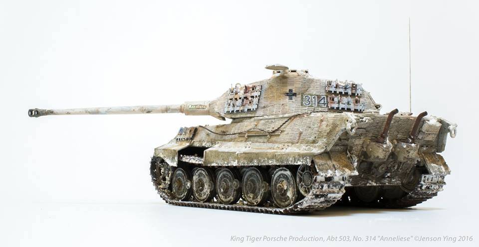 King Tiger Porsche Turret w/ZIMMERIT – Image 11
