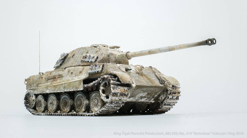 King Tiger Porsche Turret w/ZIMMERIT – Image 12