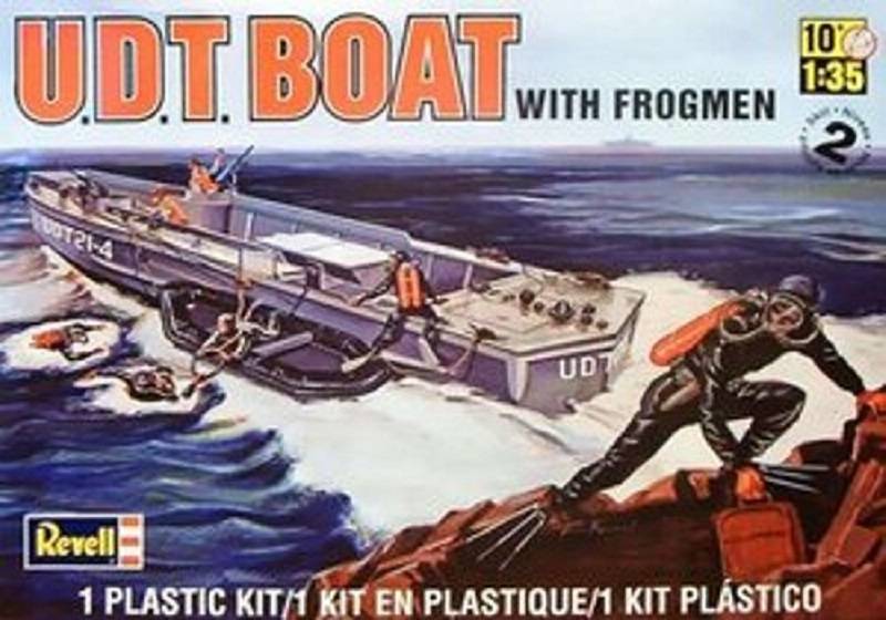 U.D.T. Boat with Frogmen