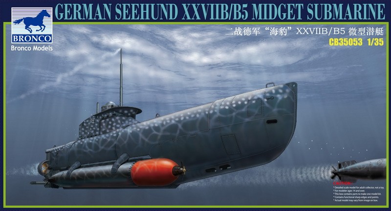 German SEEHUND type XXVIIB/B5 Midget Submarine