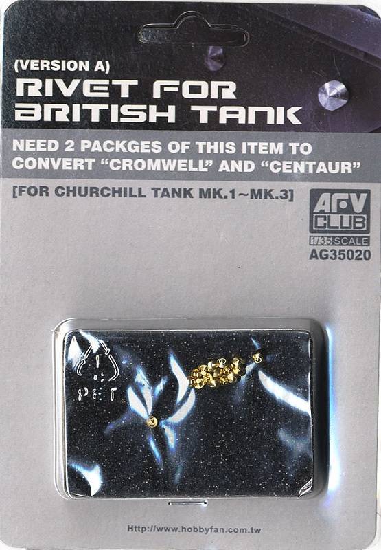 RIVETS Pour CHURCHILL MK I/MK III (version A)