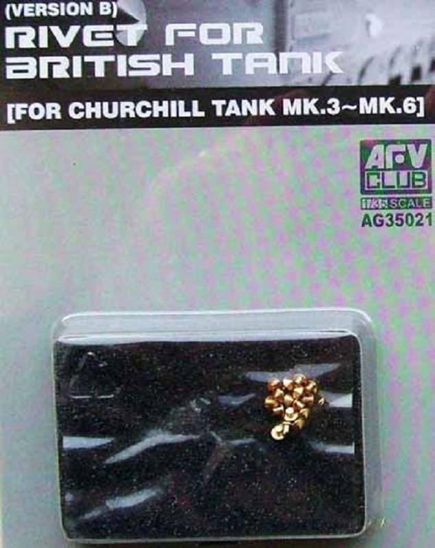 RIVETS Pour CHURCHILL MK III/MK VI . (version B)
