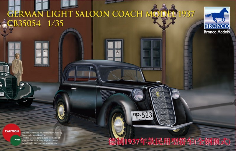 German Light Saloon Coach MODEL 1937