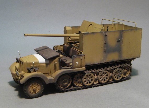 7.62cm FK36(r) auf PzJrg Selbstfahrlafette Zugkraftwagen 5t "DIANA" Sd.Kfz.6/3 1/35ème maquette char promo – Image 3