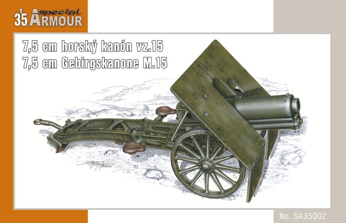 7,5 cm horský kanon vz.15 / 7,5 cm Gebirgskanone M.15