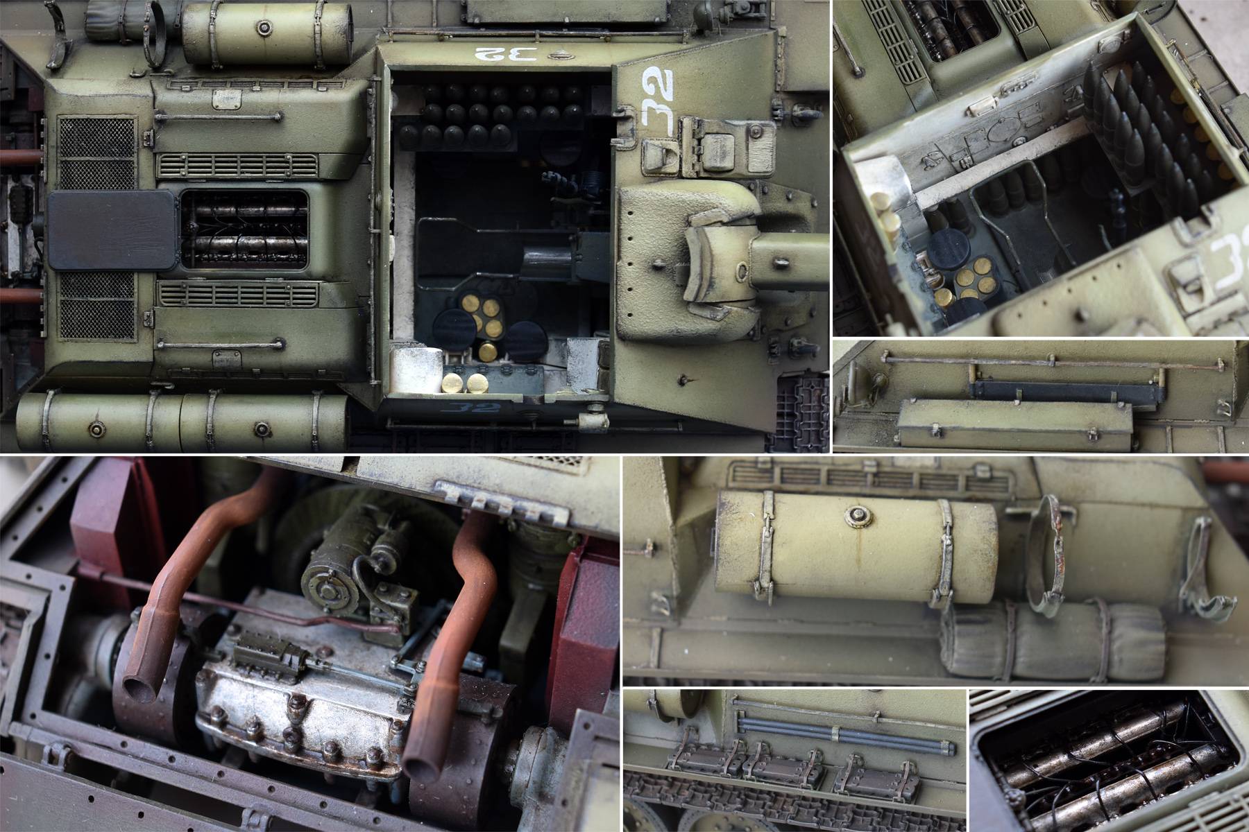SU-122 Initial Production. Interior Kit – Image 8