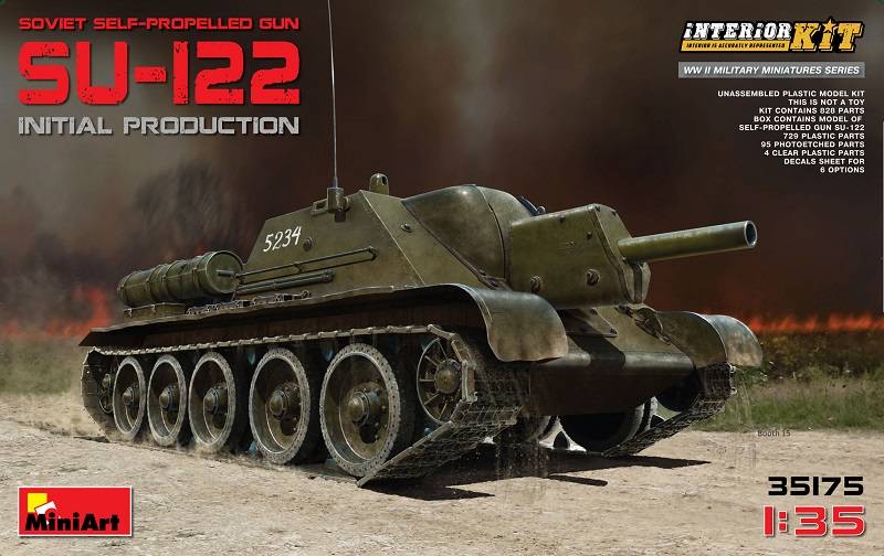 SU-122 Initial Production. Interior Kit
