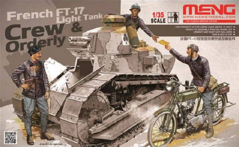 FT-17 LIGHT TANK CREW & ORDERLY