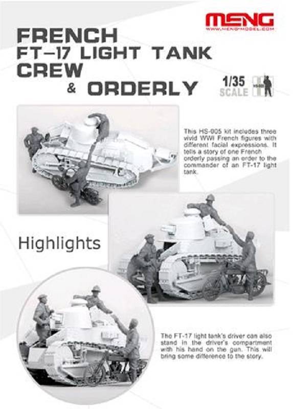 FT-17 LIGHT TANK CREW & ORDERLY – Image 3