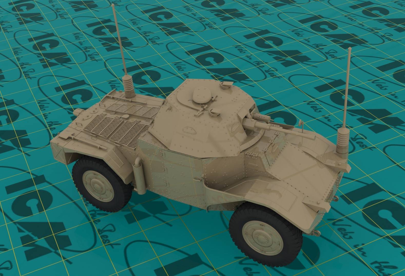 Panhard 178 AMD-35 Command, WWII French Armoured Vehicle – Image 2