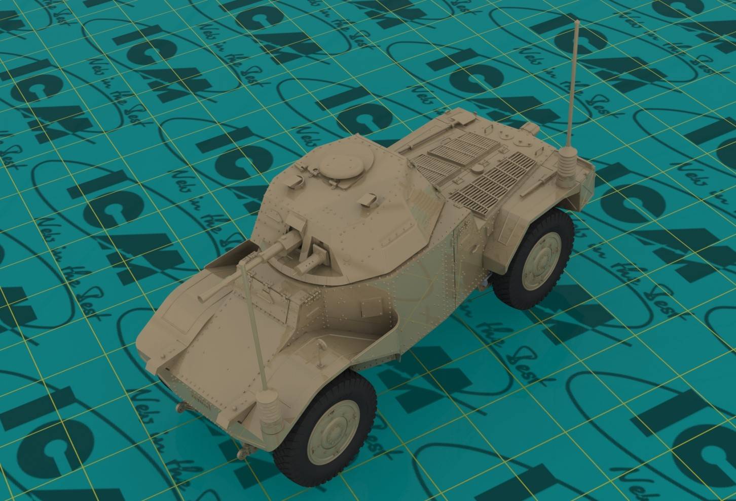 Panhard 178 AMD-35 Command, WWII French Armoured Vehicle – Image 3