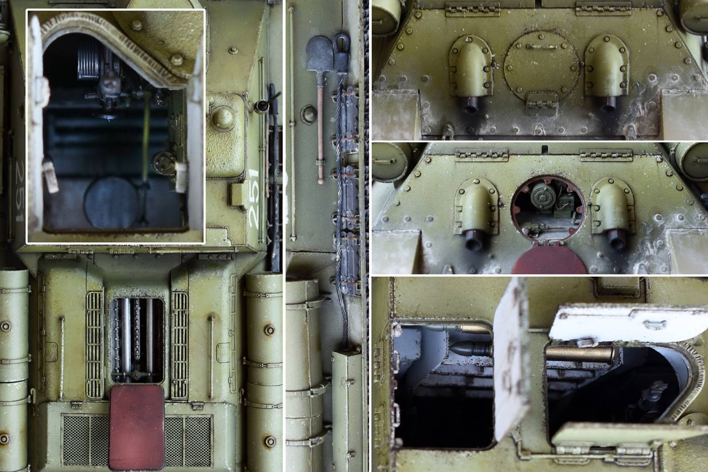 SU-85 SOVIET SELF-PROPELLED GUN. INTERIOR KIT – Image 8