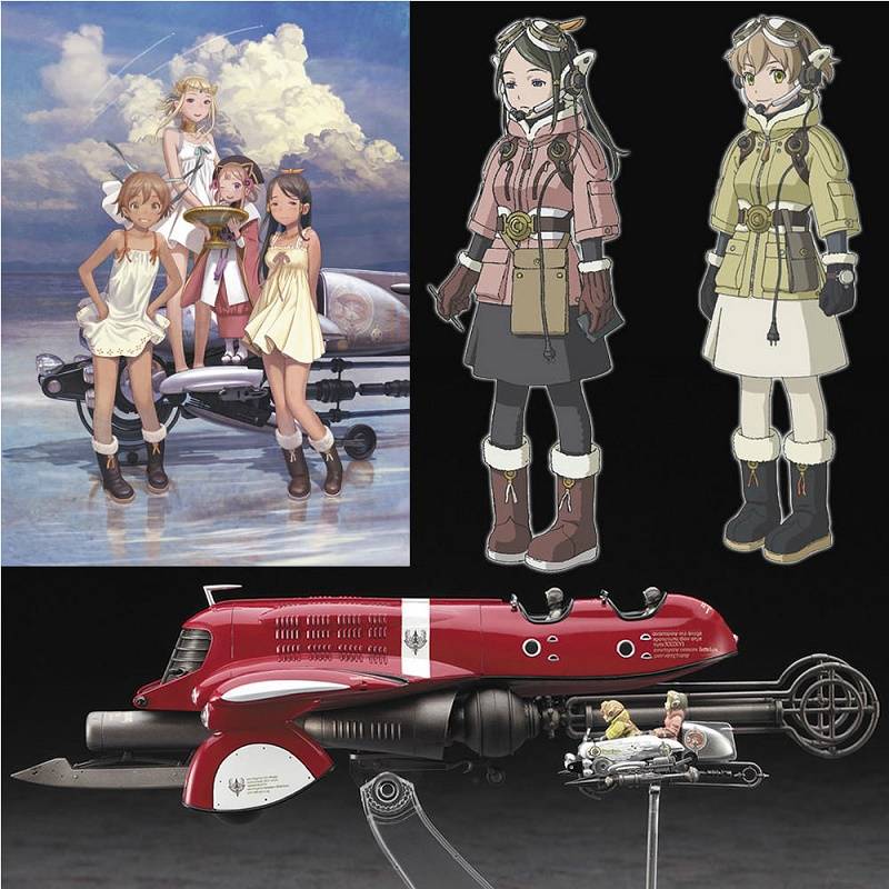 Last Exile Tatiana's Vanship and Fam's Vespa – Image 6