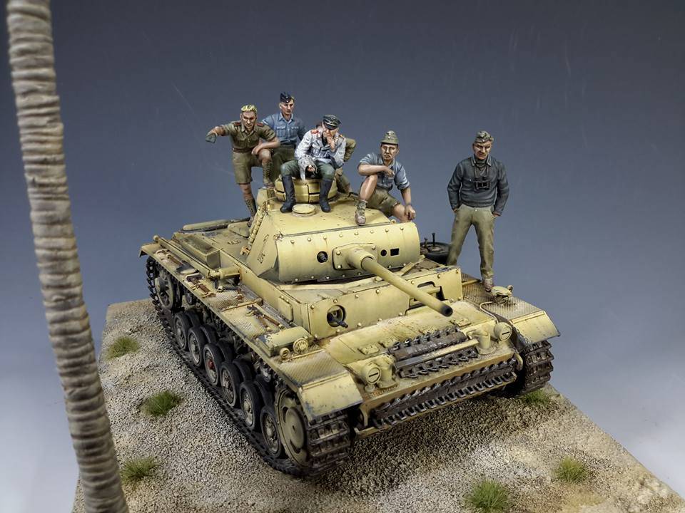 Panzerkampfwagen III Ausf.L with Rommel and DAK Tank Crew Set – Image 3