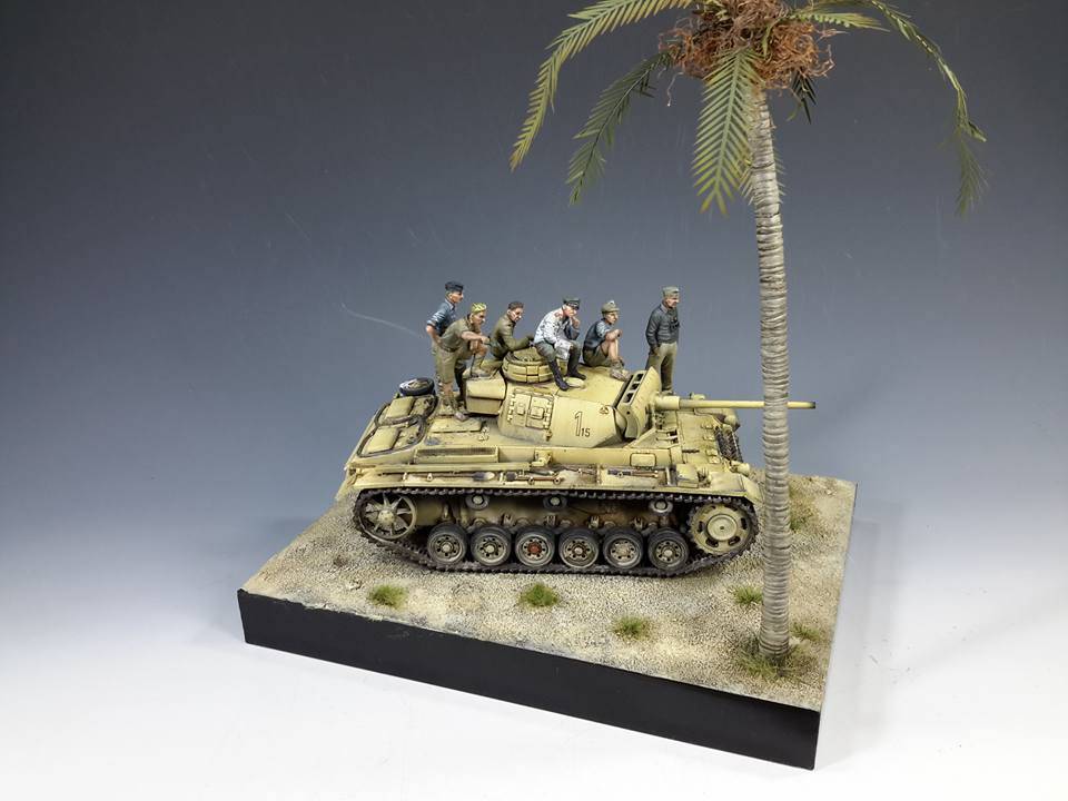 Panzerkampfwagen III Ausf.L with Rommel and DAK Tank Crew Set – Image 7
