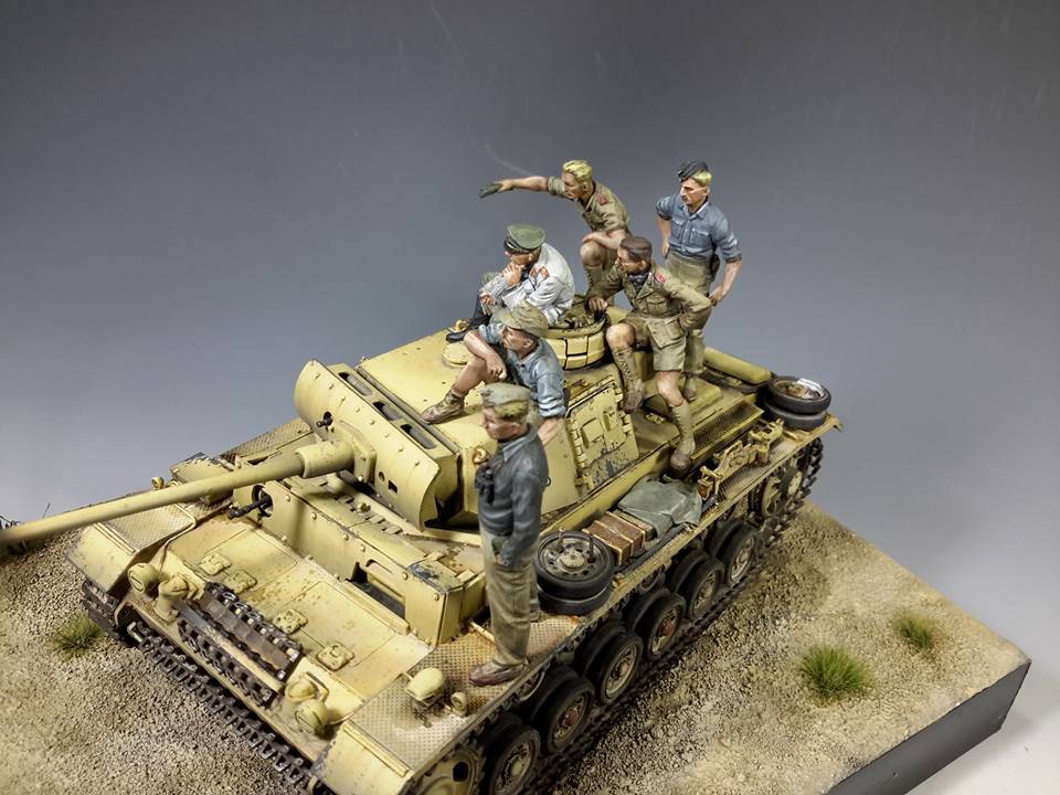 Panzerkampfwagen III Ausf.L with Rommel and DAK Tank Crew Set – Image 8