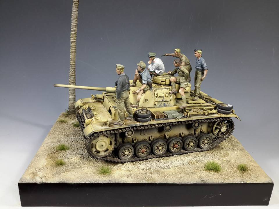 Panzerkampfwagen III Ausf.L with Rommel and DAK Tank Crew Set – Image 9