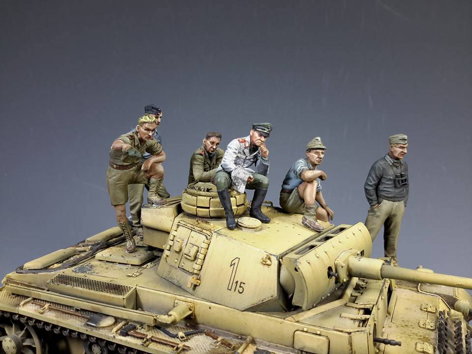 Panzerkampfwagen III Ausf.L with Rommel and DAK Tank Crew Set – Image 10